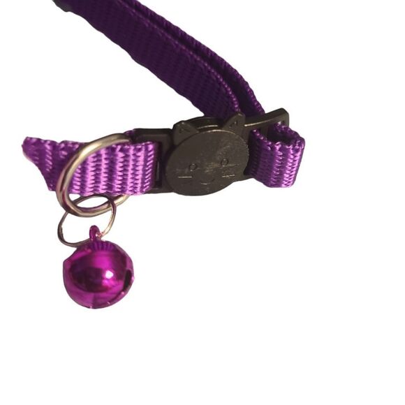 Breakaway Purple Poufball Collar OSFA NWOT‎ - Picture 3 of 5
